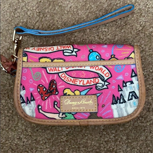 Disney Pink Sketch Print Wristlet! - Picture 3 of 6
